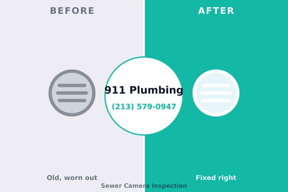 Before and after: plumbing repair Embreeville, TN